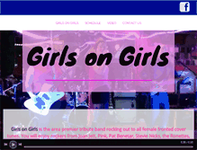 Tablet Screenshot of girlsongirlsband.com